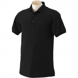 Black Gildan DryBlend Custom Polo - Men's - Colors