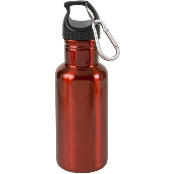 Red Stainless Steel Promotional Sports Bottle - 17 oz