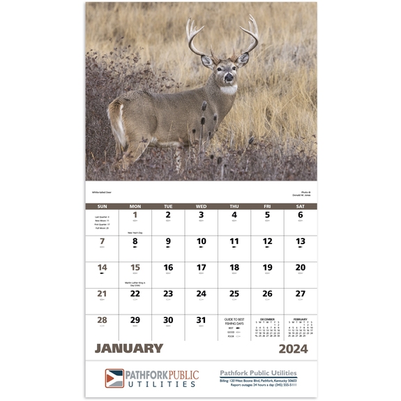 Wildlife Portraits - 13 Month Appointment Custom Calendar