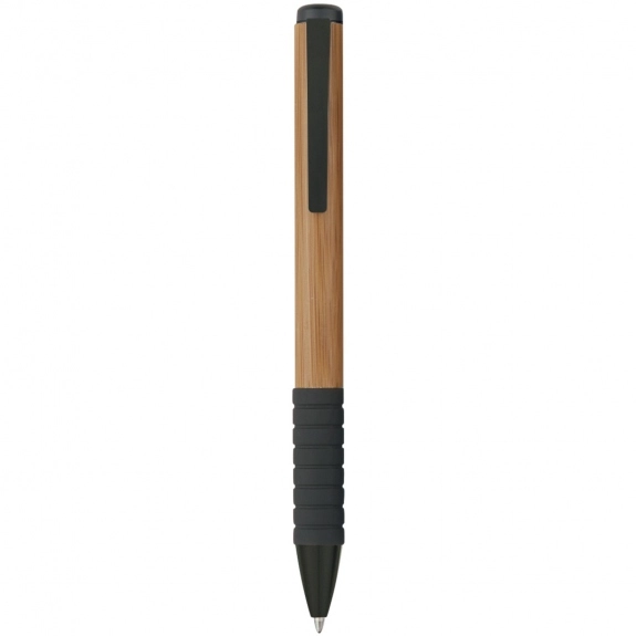 Natural/Black Bamboo Twist Promotional Pen