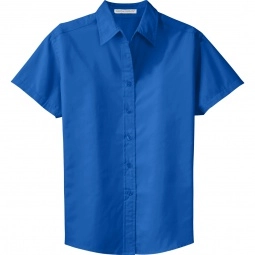 Strong Blue Port Authority Short Sleeve Easy Care Custom Shirt
