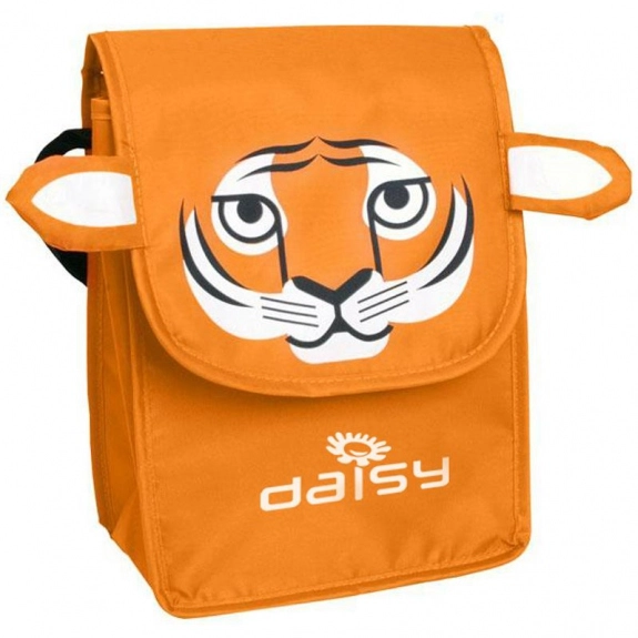 Orange Paws & Claws Custom Lunch Bag - Tiger