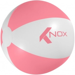 White/Pink Promotional Beach Ball - Multi Color - 16"