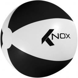 White/Black Colorful Promotional Beach Ball - 16"