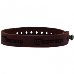 Mahogany - Traverse Leather Basic Post Custom Bracelet