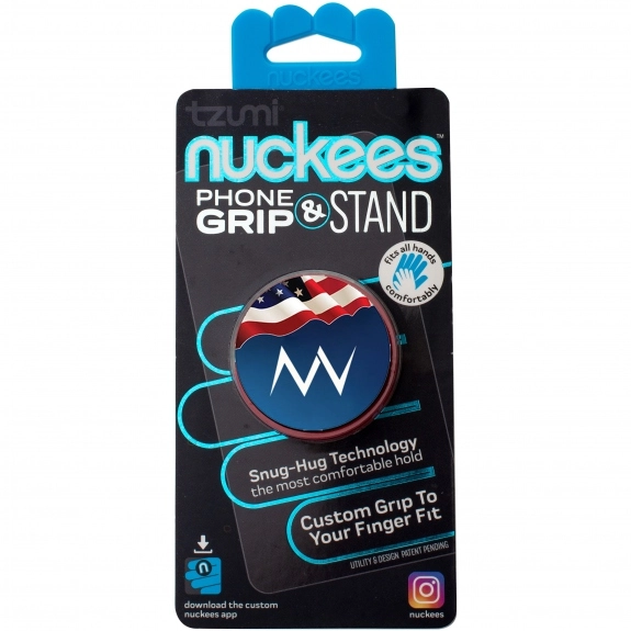 Package - Nuckees Custom Phone Grip and Stand - Patriotic