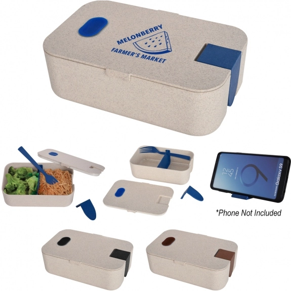 In Use Harvest Custom Lunch Box w/ Phone Holder