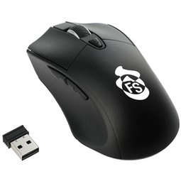 Open Custom Logo Wizard Wireless Mouse w/ Antimicrobial Additive