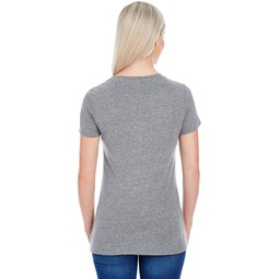Back Threadfast Triblend Short Sleeve Custom T-Shirt - Wome