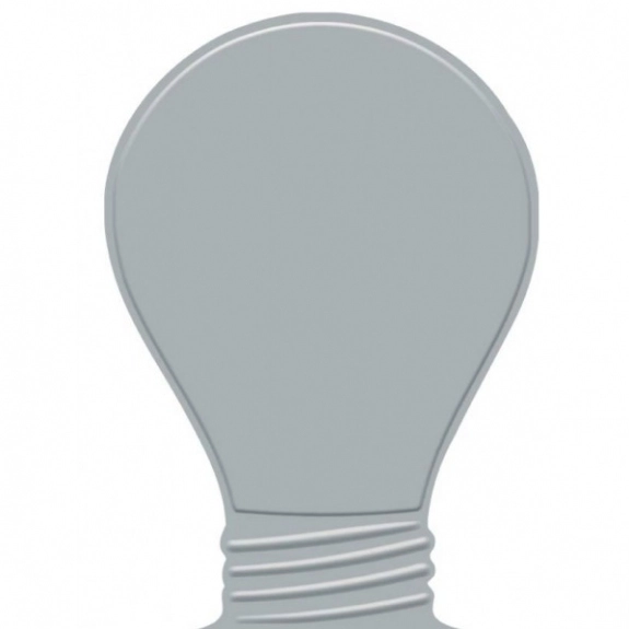 Silver Press n' Stick Custom Calendar - Light Bulb