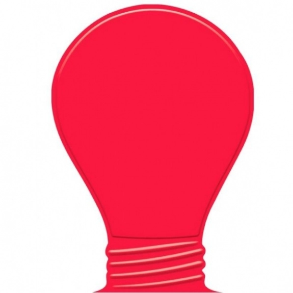 Red Press n' Stick Custom Calendar - Light Bulb