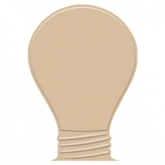 Beige Press n' Stick Custom Calendar - Light Bulb