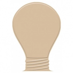 Beige Press n' Stick Custom Calendar - Light Bulb