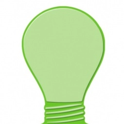 Translucent Lime Green Press n' Stick Custom Calendar - Light Bulb