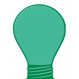 Translucent Emerald Press n' Stick Custom Calendar - Light Bulb