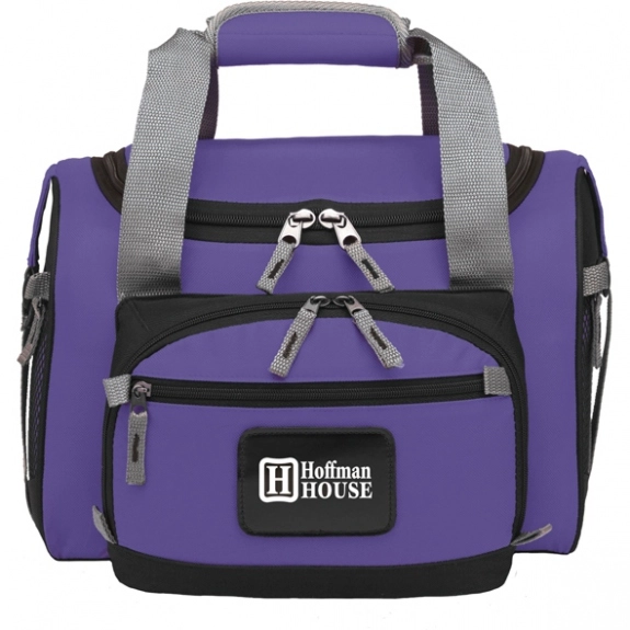 Purple Convertible Custom Duffle Cooler -12 Can - Solid Colors