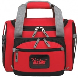 Red Convertible Custom Duffle Cooler -12 Can - Solid Colors