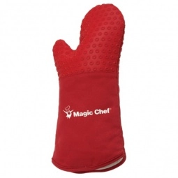 Red Silicone Promotional Oven Mitt