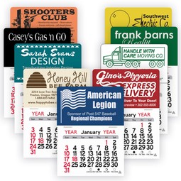 Full Color Peel-N-Stick Custom Calendar - Stock Designs
